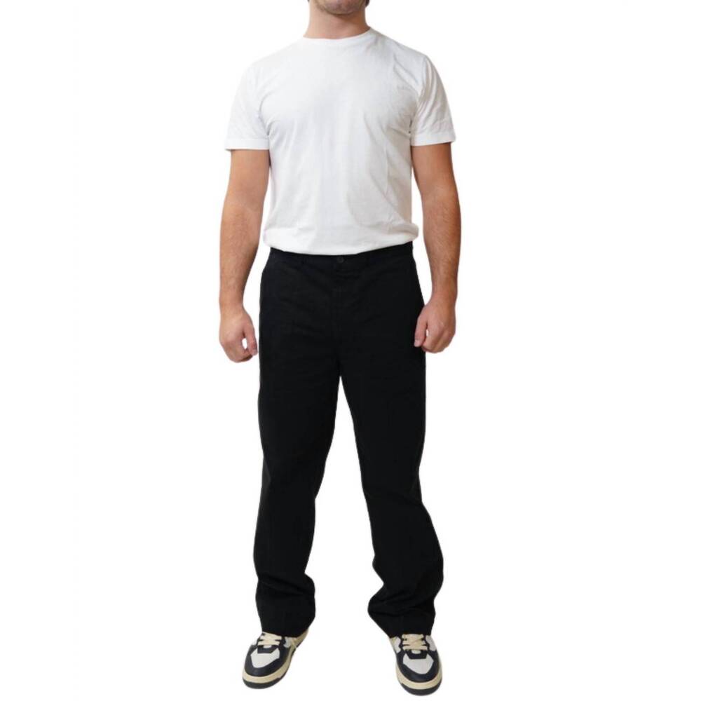 NEW KNICKERBOCKER staff chino twill pants in black